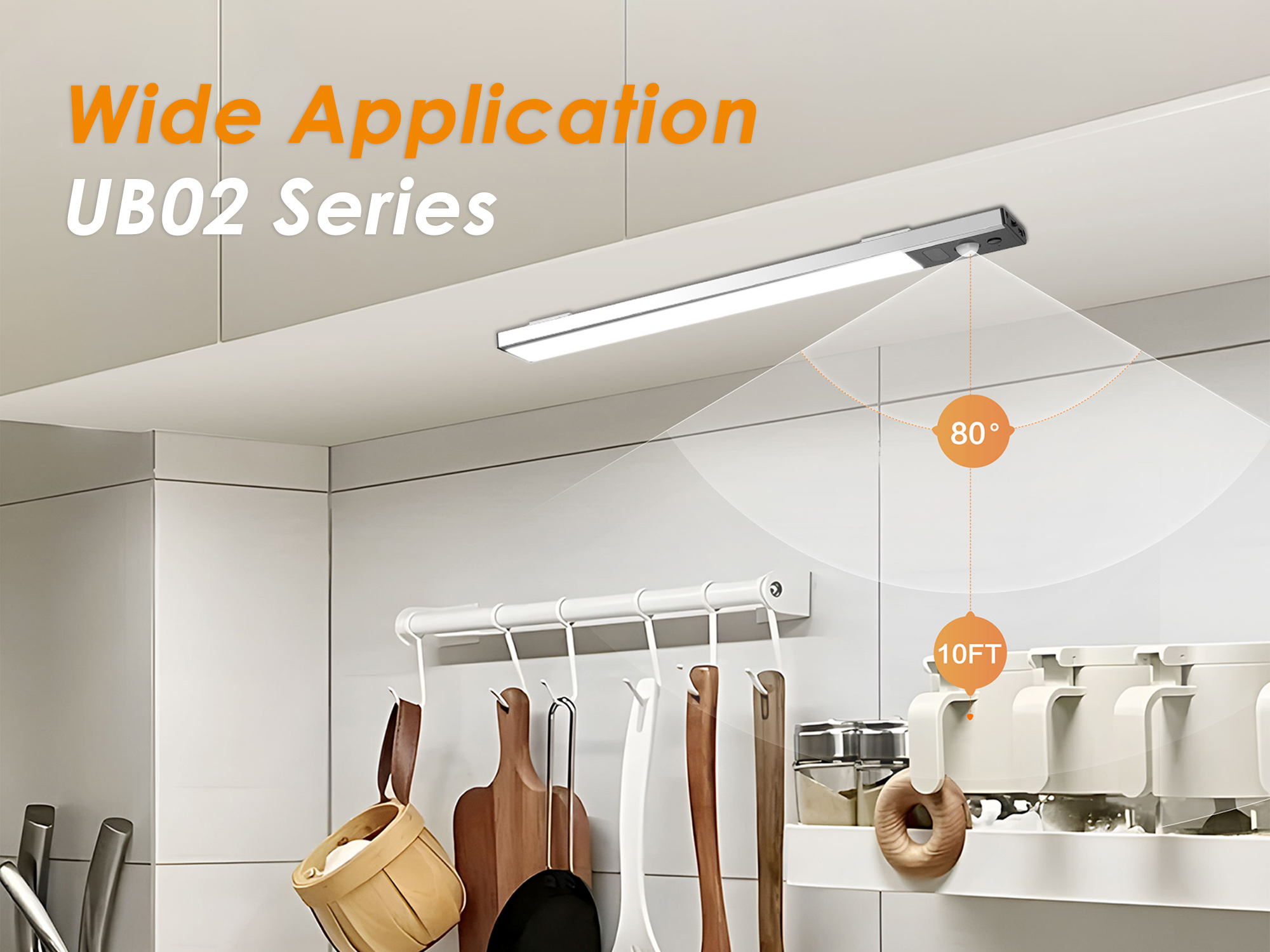 【Wide Application】UB02 Dual Sensor Bar Light